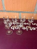 borrelglaasjes met voet, Ophalen of Verzenden, Zo goed als nieuw