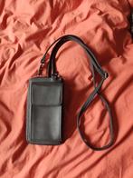Nieuw lederen tasje, zwart, Neuf, Autres marques, Cuir, Enlèvement ou Envoi