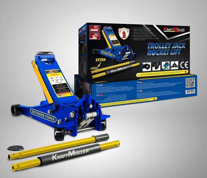 krik low profile 3 ton twin pomp, Auto diversen, Krikken, Nieuw, Garagekrik, Hydraulisch, Ophalen of Verzenden