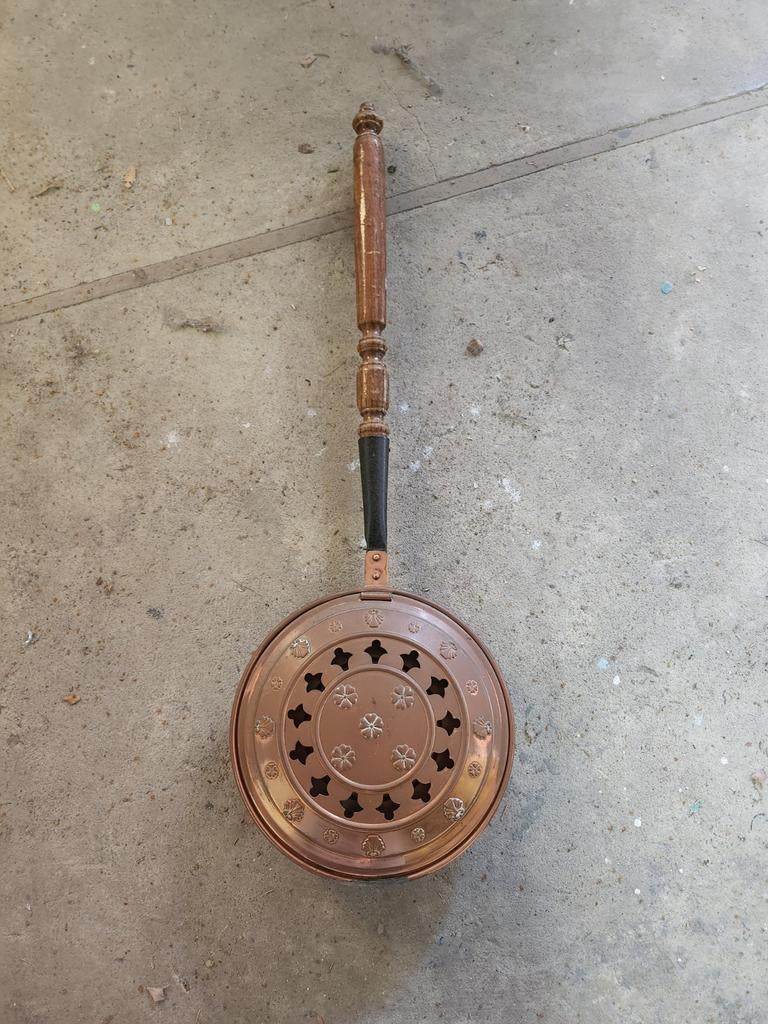 Basinoire chauffe lit en cuivre, Antiquités & Art, Enlèvement ou Envoi, Cuivre