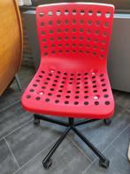 Chaise de bureau rouge design space age Ikea Skalberg, Enlèvement, Noir, Chaise de bureau