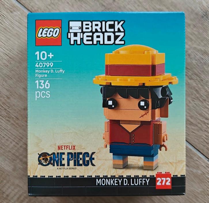 LEGO BrickHeadz 40799 - Monkey D. Luffy, Kinderen en Baby's, Speelgoed | Duplo en Lego, Nieuw, Lego, Complete set, Ophalen of Verzenden