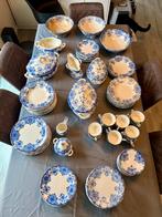 Enorm 119-delig BFK Boch Dordrecht servies – Blauw/Wit, Antiek en Kunst, Ophalen