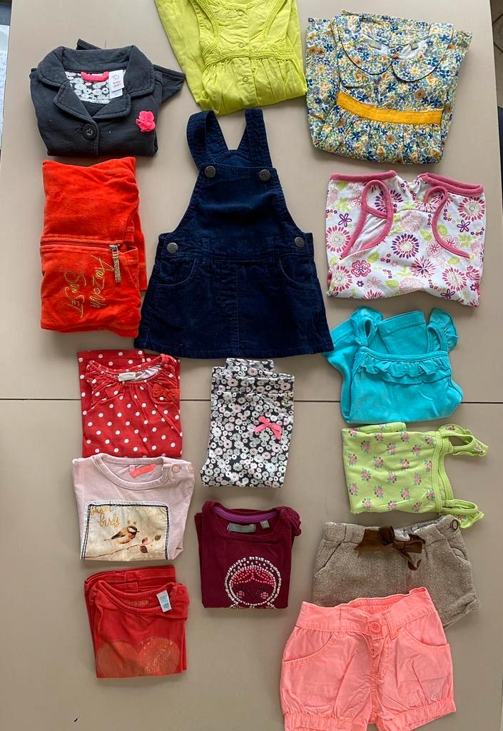🍄 Meisjes Zomerpakket. Maat 74 ( 15 stuks voor 5 € ), Kinderen en Baby's, Babykleding | Maat 74, Zo goed als nieuw, Meisje, Ophalen of Verzenden