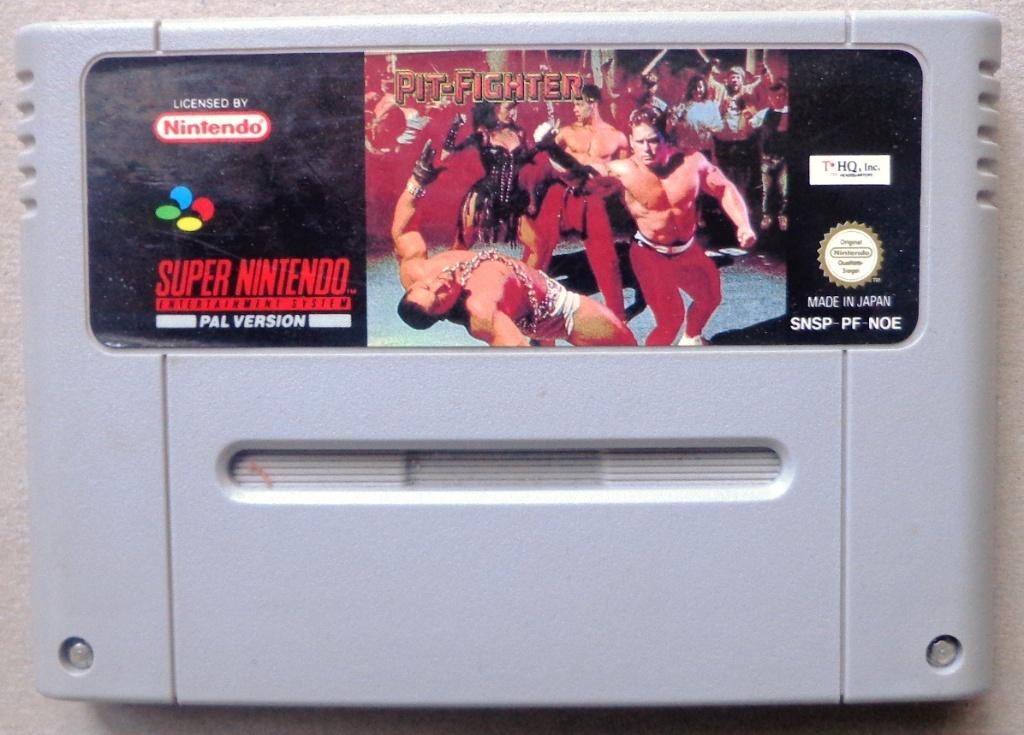 Pit Fighter voor de Europese Super Nintendo, Consoles de jeu & Jeux vidéo, Jeux | Nintendo Super NES, Enlèvement ou Envoi, Utilisé