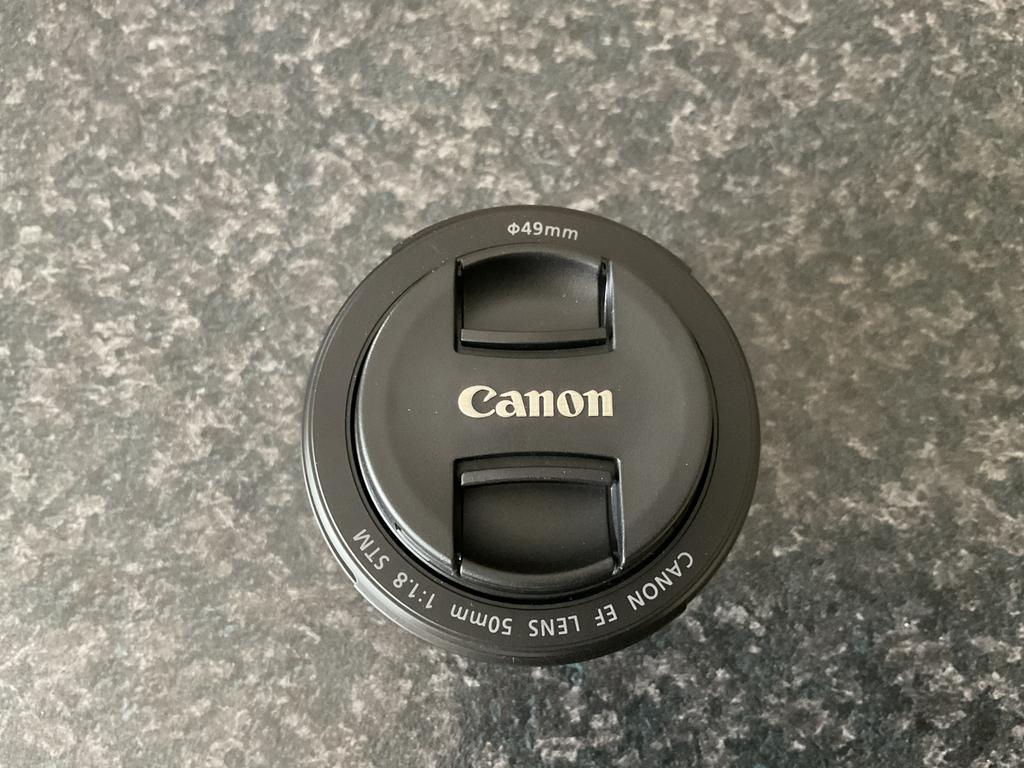 Canon EF lens 50mm, Ophalen, Zo goed als nieuw
