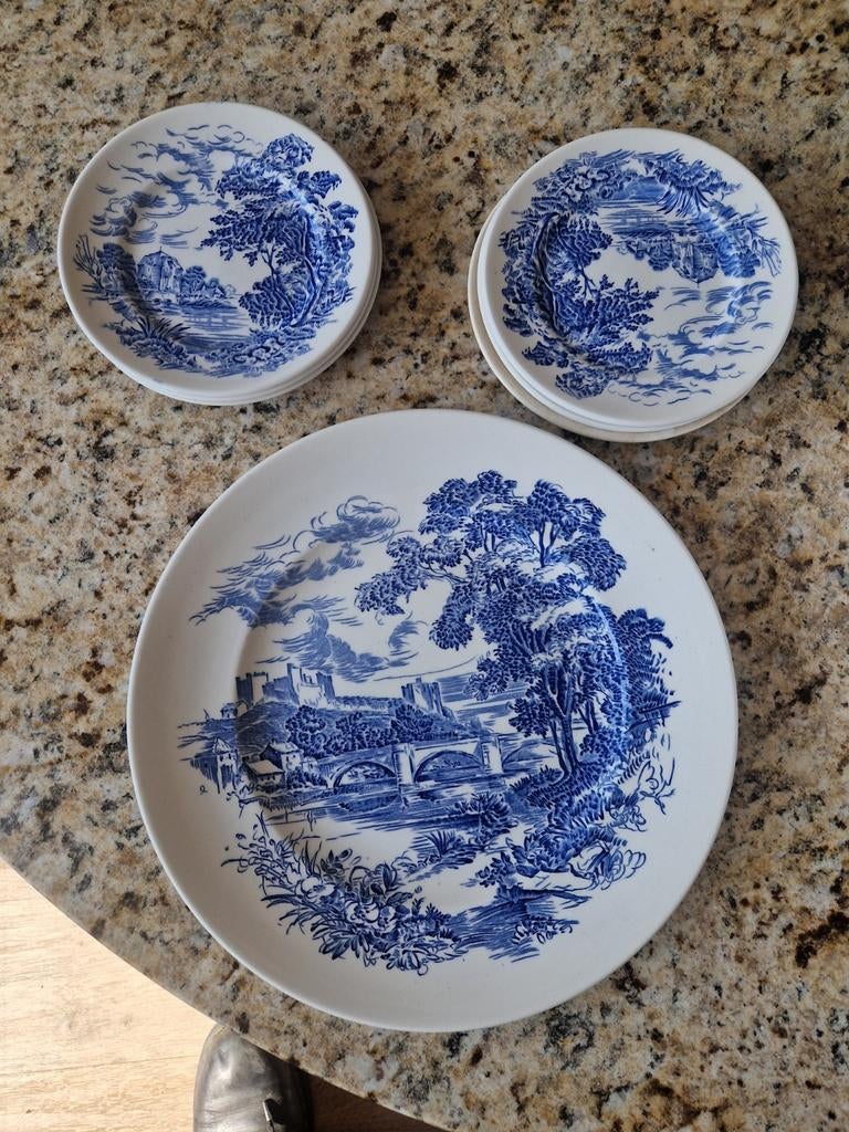 Wedgewood Countryside gebaksservies jaren 60, Antiek en Kunst, Ophalen