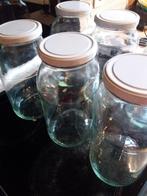 Pot en verre  avec  capuchon en aluminium  ., Articles professionnels, Enlèvement