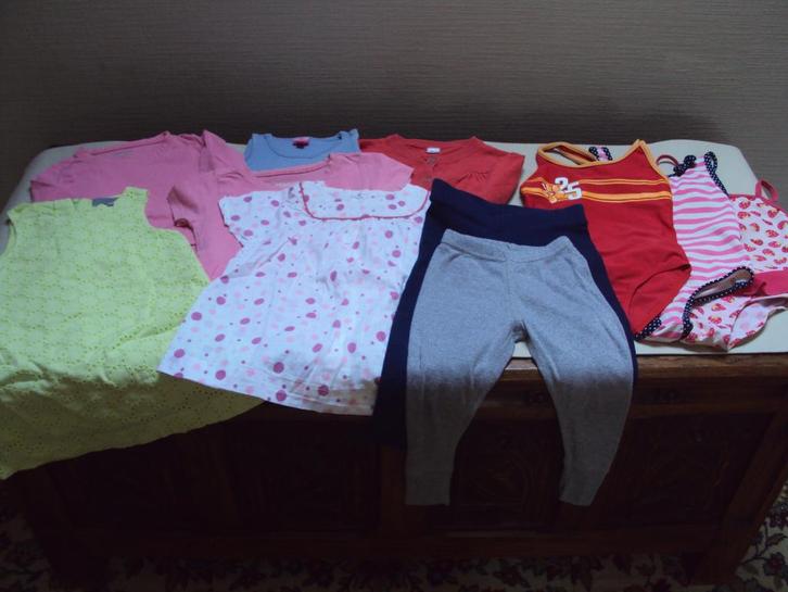 Pakket meisjeskledij. Lente - Zomer / Maat 92 / 11 stuks, Kinderen en Baby's, Kinderkleding | Maat 92, Ophalen of Verzenden