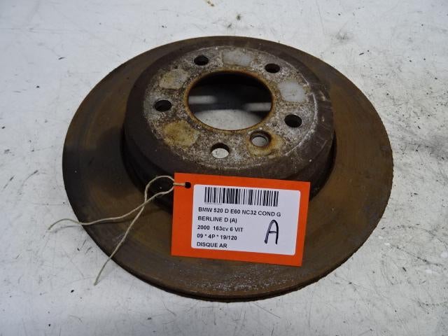 FREIN DISQUE ARRIÈRE BMW 5 serie (E60) (12-2001/03-2010), Utilisé, BMW