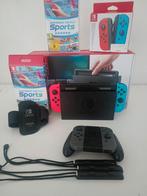 Nintendo Switch met 1 spel (Nintendo Switch sports)+ sleave, Games en Spelcomputers, Spelcomputers | Nintendo Switch, Ophalen of Verzenden