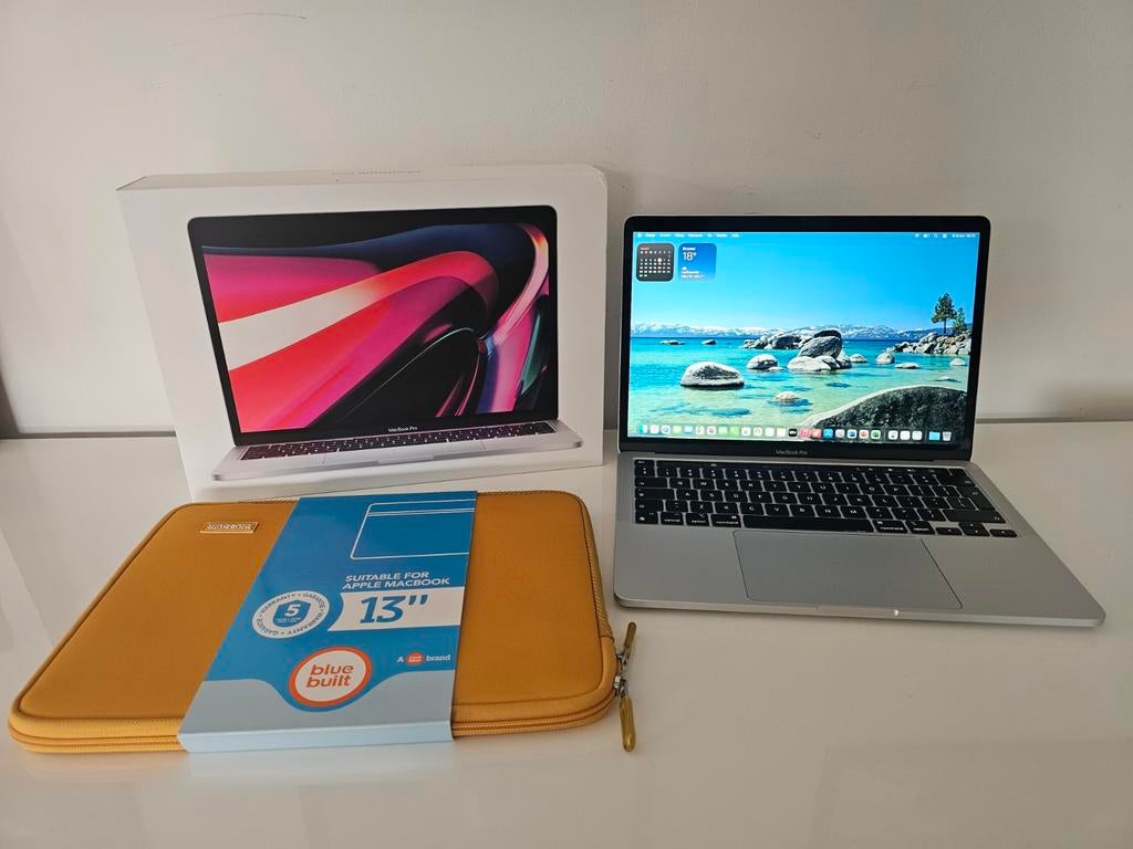 Macbook Pro 13" M1 chip 2020 met Touchbar in perfecte staat, Computers en Software, Apple Macbooks, 256 GB, Qwerty, 8 GB, 13 inch