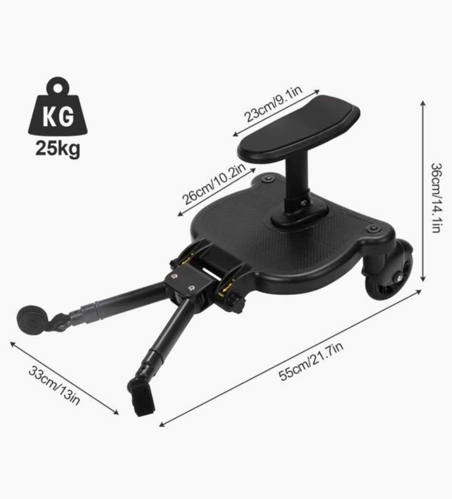 Universeel meerijdplankje, Enlèvement