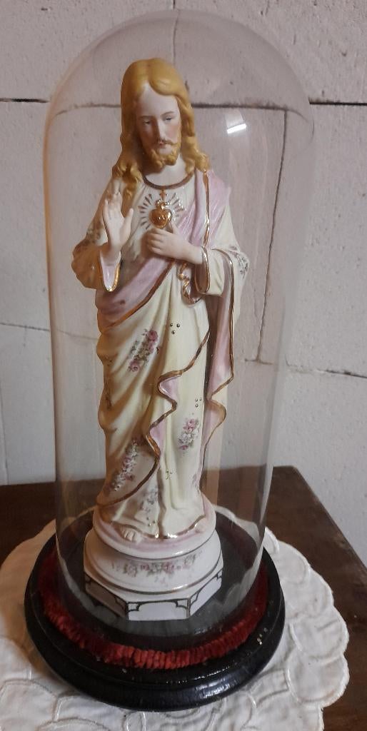 H.Hart in biscuit onder globe?, Antiek en Kunst, Ophalen