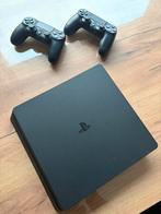 PlayStation 4 Slim + 2 controllers – werkt perfect, Games en Spelcomputers, Spelcomputers | Sony PlayStation 4, Ophalen, Gebruikt