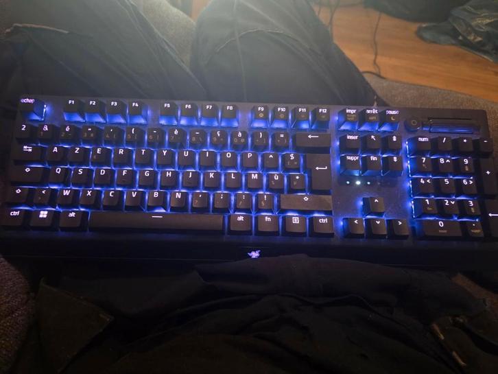 Razer BlackWidow V3 Keyboard (Green Switch), Computers en Software, Toetsenborden, Zo goed als nieuw, Azerty, Bedraad, Gaming toetsenbord