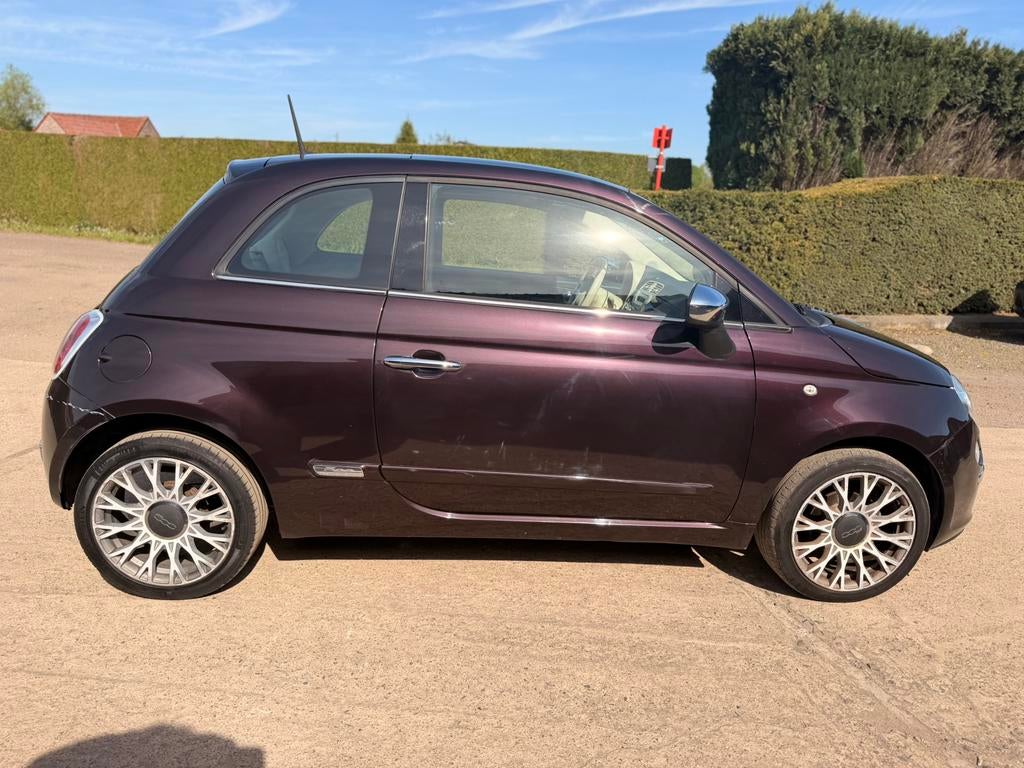 FIAT 500 ✅1.2 BENZINE AIRCO PANO, Auto's, Voorwielaandrijving, Beige, 110 g/km, 1220 cc