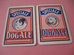 2 oude losse speelkaarten Bieren Dog Ale (18), Verzamelen, Ophalen of Verzenden, Zo goed als nieuw, Speelkaart(en)