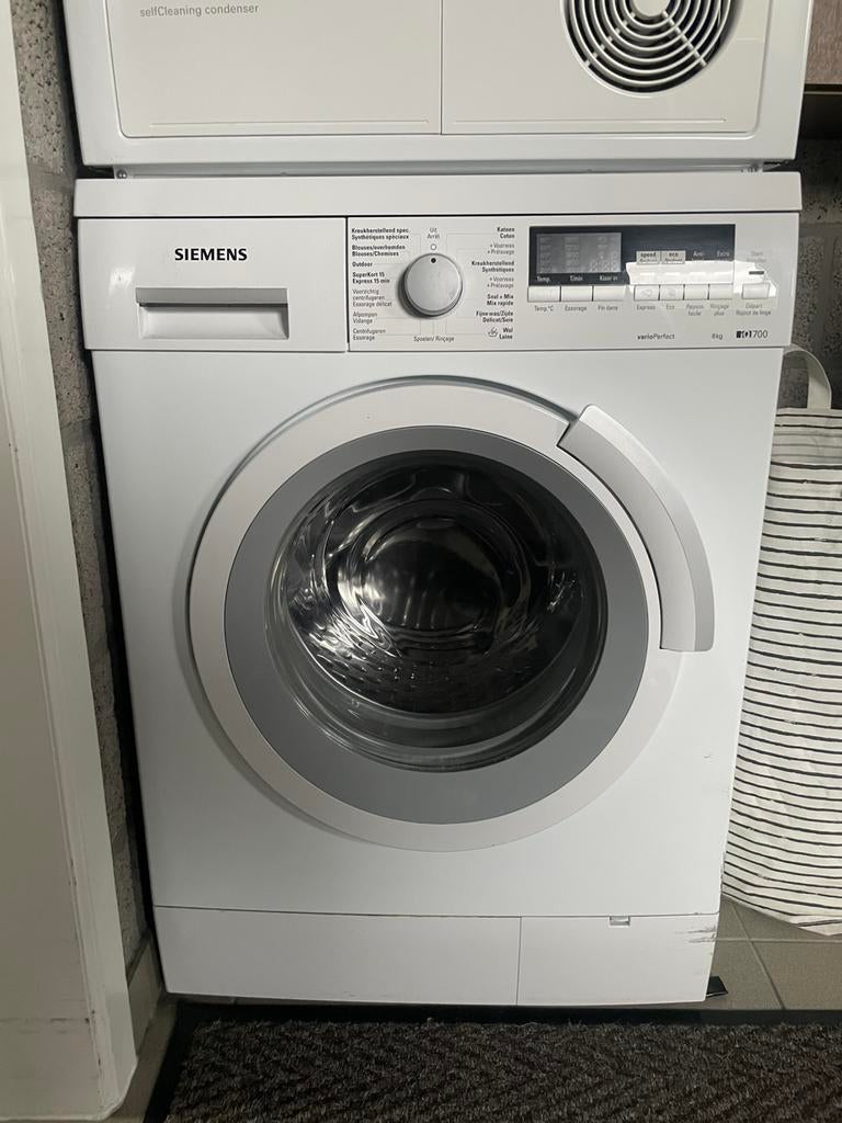 Wasmachine en droger Siemens, Elektronische apparatuur, 6 tot 8 kg, Ophalen, Gebruikt