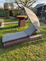 Luxe ligzetel met parasol, Enlèvement, Utilisé, Synthétique