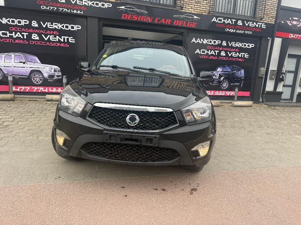 Ssang Yong Actyon Sportmodel 2015**Mercedes Motor**, Euro 5, Actyon Sports, Zwart, Bedrijf