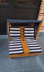 Kinderligstoel voor 2 kindjes, Tuin en Terras, Ophalen, Zo goed als nieuw, Hout