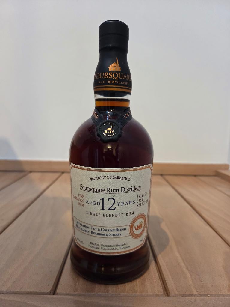 rhum Foursquare 12y private cask selection V&B, Collections, Enlèvement ou Envoi