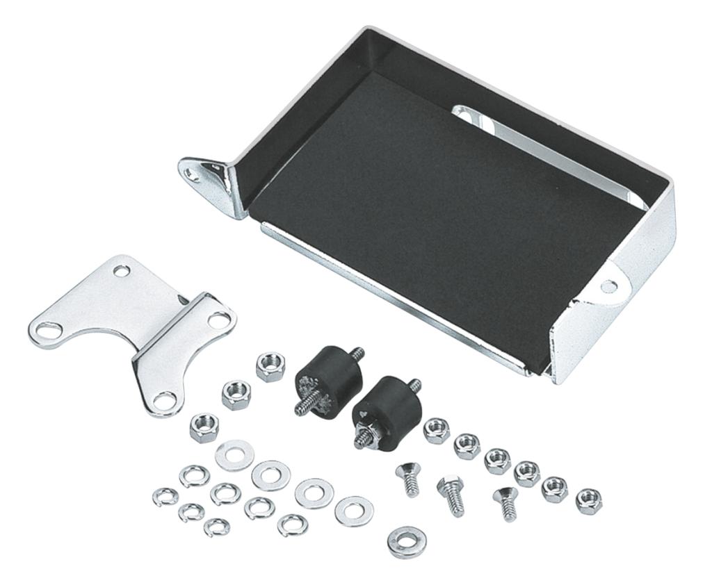 Batterij houder shovel FL & FLH 1970 - 1984 chroom, Motos, Pièces | Harley-Davidson, Neuf, Enlèvement ou Envoi