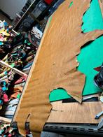 Oker geel camo halve huid 1.2 mm dikte soepel en glad A 178, Enlèvement ou Envoi, Jaune