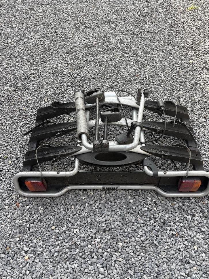 Thule fietsrek EuroWay 946 voor 3 fietsen (defect), Autos : Divers, Porte-vélos, Utilisé, Support d'attelage, 3 vélos ou plus