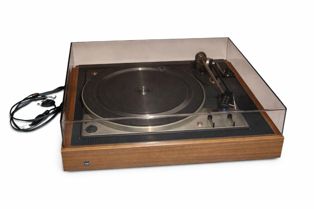 Platine vinyle Dual 1226 + cellule Ortofon Pick-It, Tourne-disque, Enlèvement, Dual, Automatique