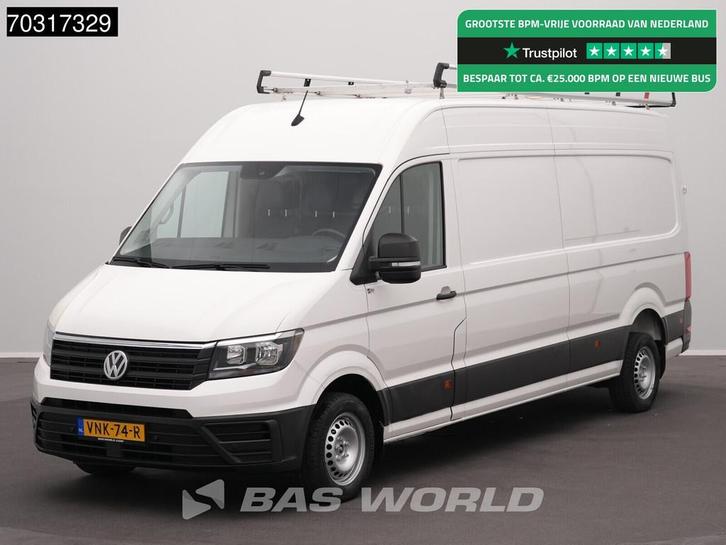Volkswagen Crafter 140pk Automaat L4H3 Trekhaak ACC Airco Cr, Auto's, Bestelwagens en Lichte vracht, Bedrijf, Te koop, Achteruitrijcamera