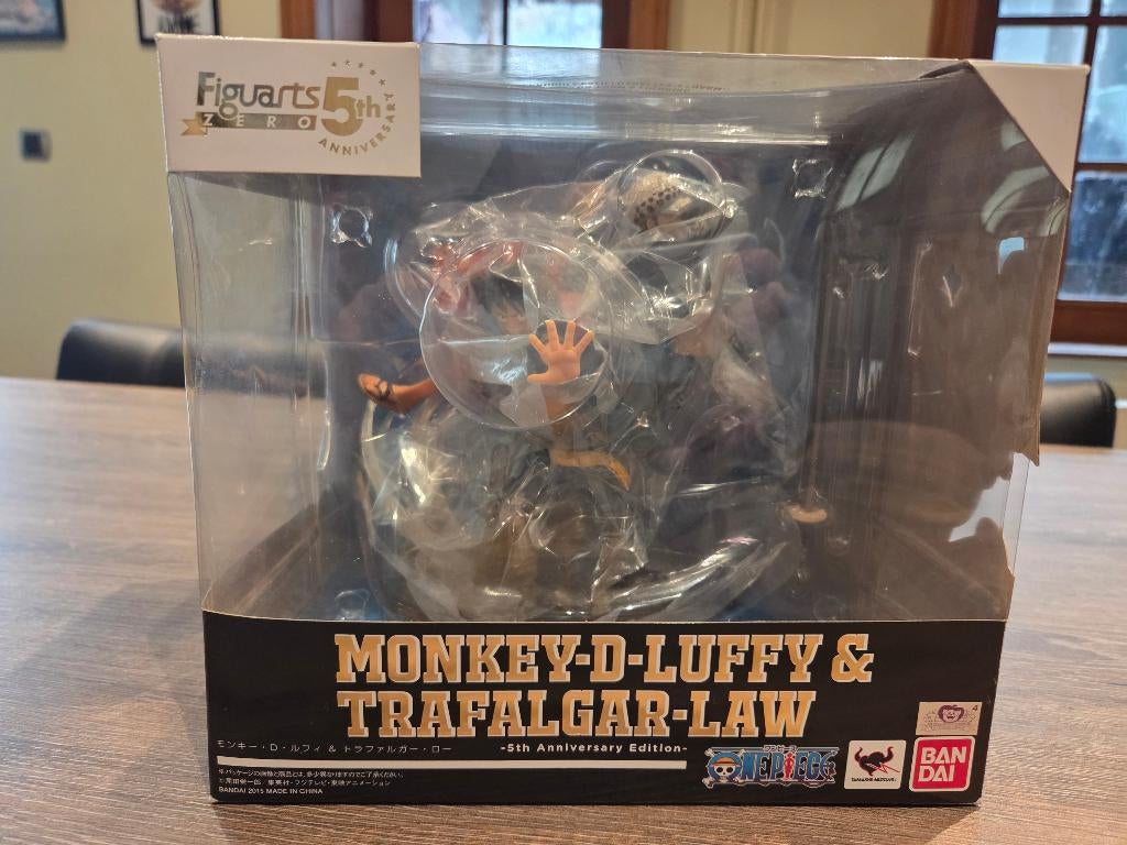 Figurine Luffy et Trafalgar Law spéciale 5ème anniversaire, Collections, Enlèvement, Comme neuf, Fantasy