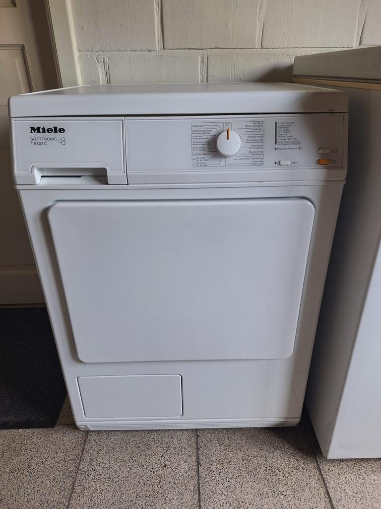 Miele droogkast, Ophalen