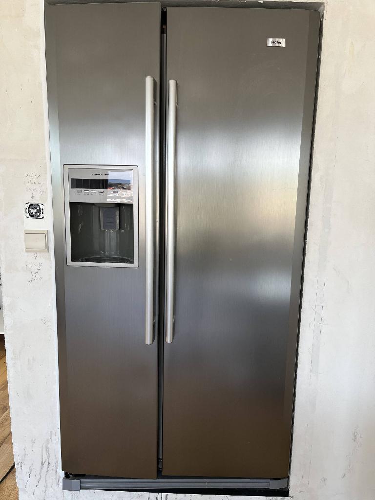 FRIGO AMERICAIN HAIER, Electroménager, Réfrigérateurs & Frigos, Utilisé, Avec compartiment congélateur, 200 litres ou plus, 160 cm ou plus