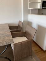 tuinstoel, Ophalen, Kunststof, Bruin, Zo goed als nieuw