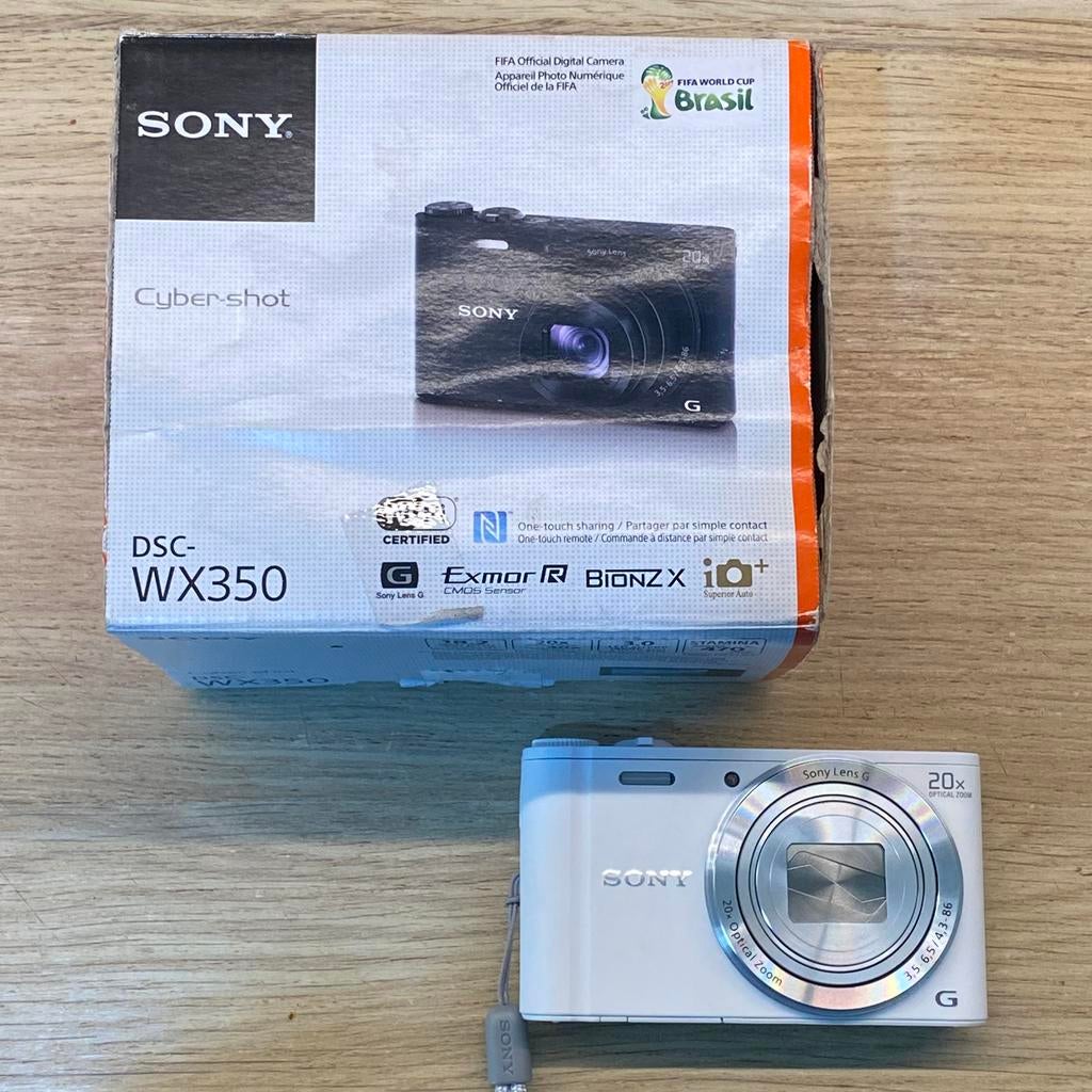 Sony Cyber-shot DSC-WX350, Wifi, 4k etc. *neuf, Enlèvement ou Envoi, Comme neuf, Compact, Sony