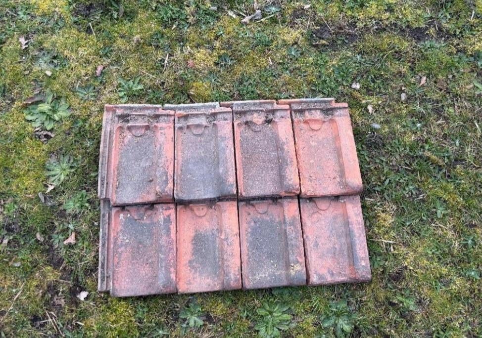 Dakpannen VTB, Bricolage & Construction, Tuiles & Revêtements de toit, Utilisé, Tuiles, Pierre ou Argile, Rouge, 15 m² ou plus