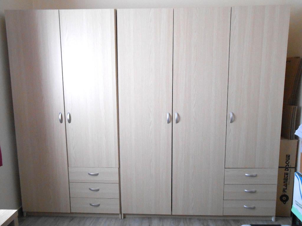 2 grandes armoires de rangement, parfait état, Maison & Meubles, Armoires | Penderies & Garde-robes, Enlèvement, Comme neuf, 25 à 50 cm
