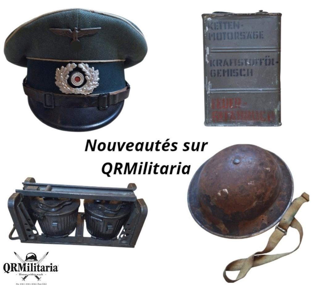 QRMilitaria +150 stuks beschikbaar WW1-WW2, Verzamelen, Militaria | Tweede Wereldoorlog, Ophalen, Overige soorten