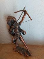 mini koperen indianen beelden, Ophalen of Verzenden, Zo goed als nieuw, Mens