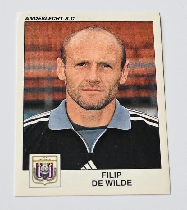 Panini Football 2001 RSC Anderlecht/Filip De Wilde, Collections, Enlèvement ou Envoi, Neuf, Affiche, Image ou Autocollant