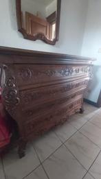 halkast met spiegel, Antiek en Kunst, Antiek | Meubels | Kasten, Ophalen