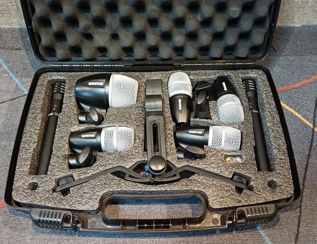 Kit micros batterie Shure, Ophalen, Gebruikt, Instrumentmicrofoon