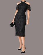 Élégante robe noire en dentelle La Sarte taille 38/40, Taille 38/40 (M), Enlèvement ou Envoi, Comme neuf, La Sarte