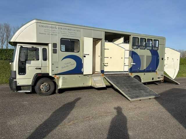 1993 Volvo FL 612 Vrachtwagen paardentrailer, Auto's, Vrachtwagens, Bedrijf, Volvo, Overige brandstoffen