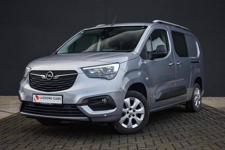 Opel Combo Crew Cab 1.2 Turbo - 5 zitplaatsen - lichte vrach, Auto's, Bestelwagens en Lichte vracht, Bedrijf, Te koop, ABS, Airbags