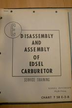 Manuel technique carburateur vintage: EDSEL - Ford Motor Cy, Ophalen of Verzenden