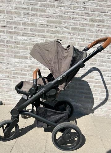 Buggy/Kinderwagen Mutsy Nio, Comme neuf, Poussette, Mutsy, Tige de poussée réglable