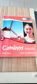 Tekst-/werkboek caminos 3, Livres, Livres scolaires, Utilisé, Enlèvement ou Envoi, Néerlandais